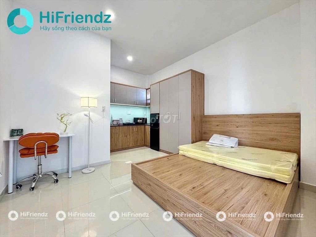 Studio mới gần Đại Học Văn Hiến 28m² giá 4.6 triệu - Nội thất hiện đại, tự do