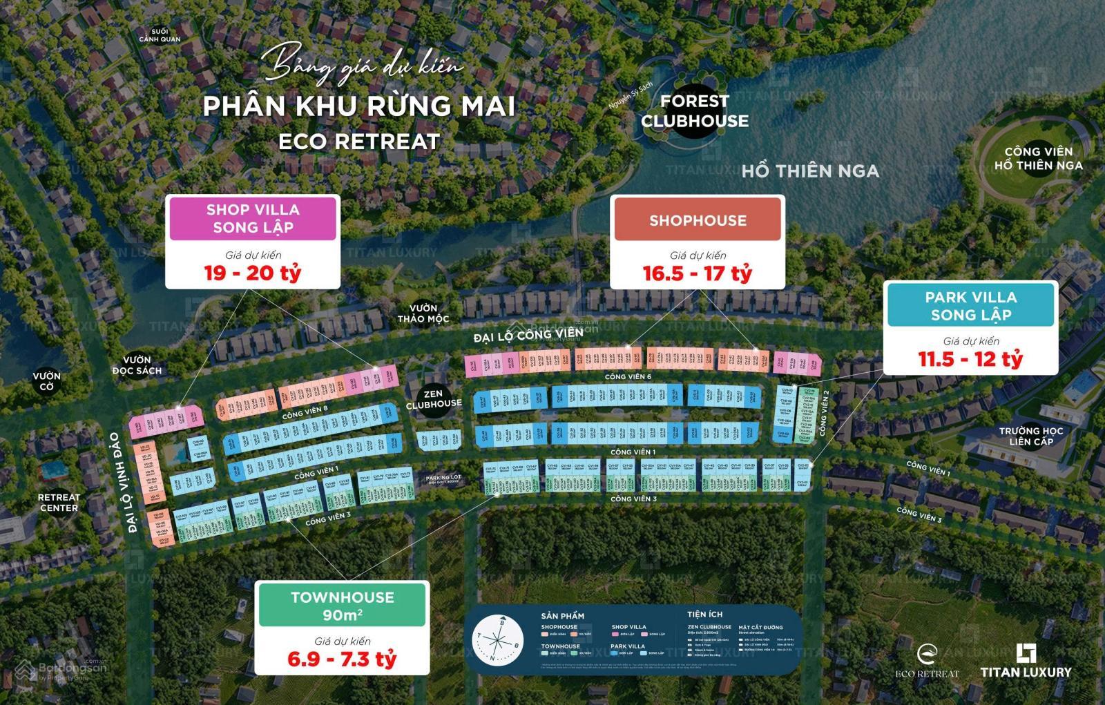 Nhà phố và Biệt thự Rừng Mai Mùa Lễ Hội Eco Retreat Long An giá từ 6.1 tỷ - Vị trí vàng đón đầu cơ hội!