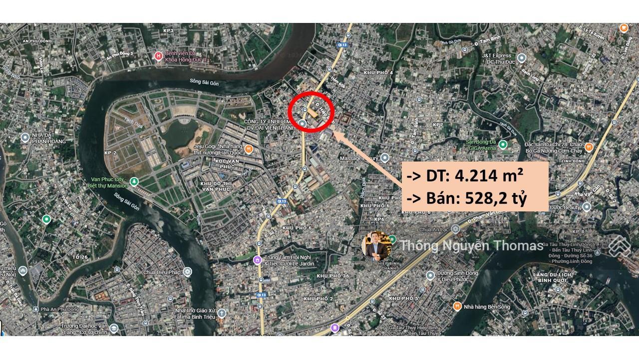 Đất mặt tiền Quốc Lộ 13, Thủ Đức, 4.214m² - Đầu tư sinh lời tuyệt vời!