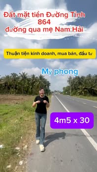 Đất nền mặt tiền Tĩnh Lộ 864, Mỹ Phong, 80m² - Đầu tư sinh lời ngay!
