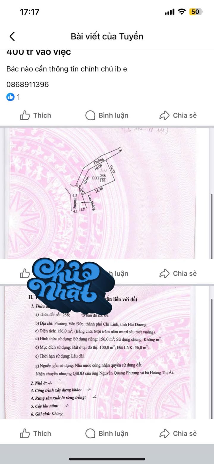 Đất nền phường Văn Đức, 156m², giá chỉ 430 triệu - Đầu tư sinh lời ngay!