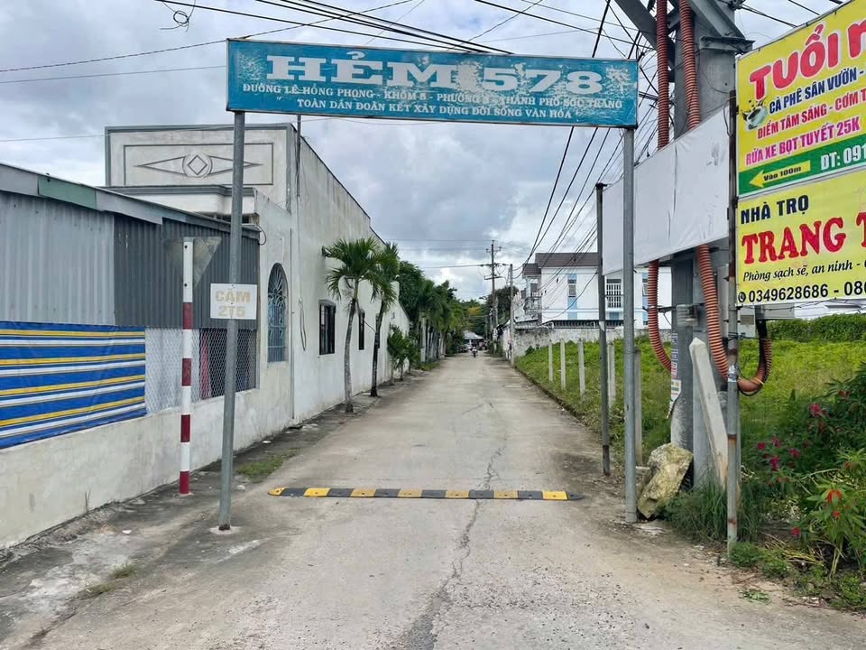 Đất nền hẻm 578 Đường Lê Hồng Phong 80m² giá 850 triệu - Thương lượng linh hoạt!