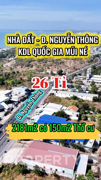 Đất mặt tiền kinh doanh Nguyễn Thông, Phú Hải 2181m² giá 12 triệu/m² - Cơ hội đầu tư tuyệt vời!