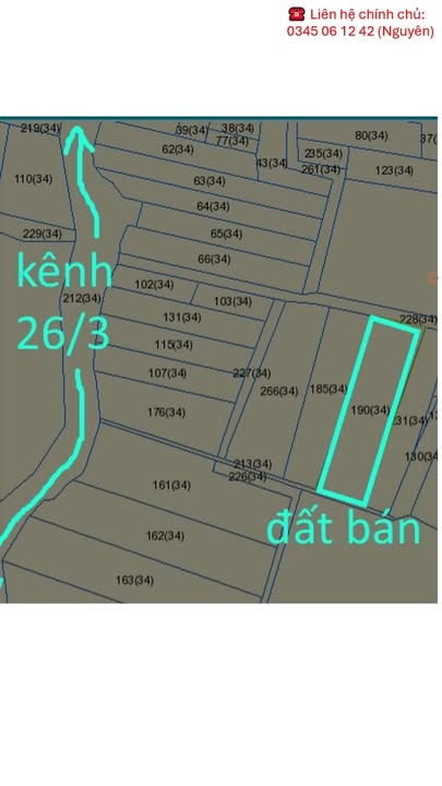 Đất Phường 5, TP Mỹ Tho 283,5m² giá 3,5 tỷ - Chính chủ bán gấp!