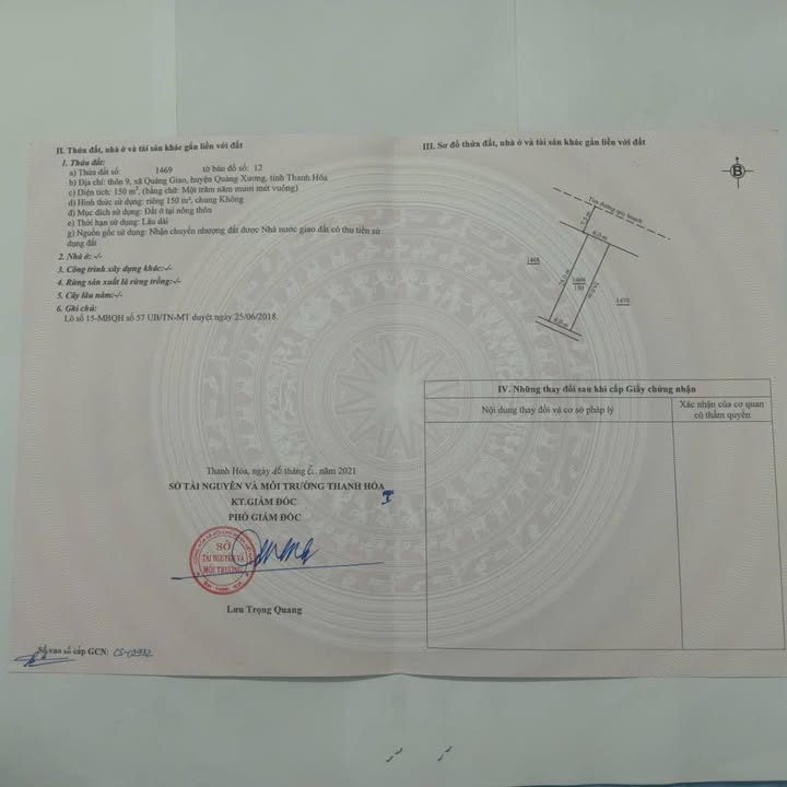 Đất nền đường 5m, xã Quảng Thái, 150m² giá 6xx triệu - Bán gấp!