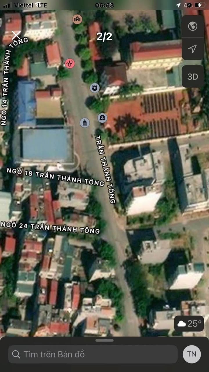 Đất nền chính chủ tại phố Trần Thánh Tông - Ngọc Châu giá 1.6 tỷ - Sổ hồng đầy đủ!