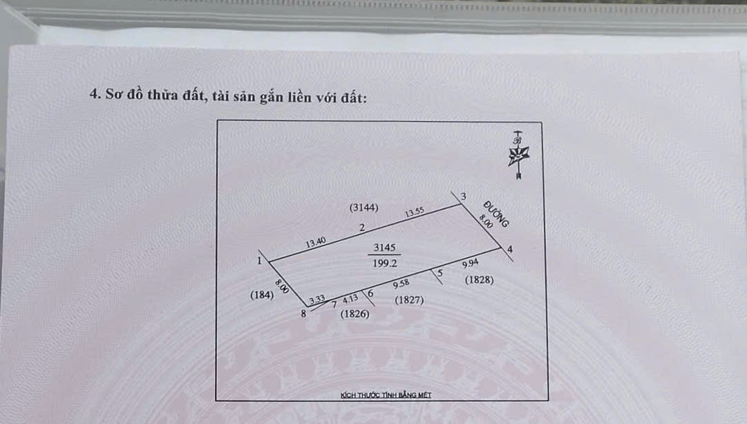 Đất nền Nghi Thái, 216m² giá 4.1 tỷ - Sổ hồng chính chủ, đầu tư sinh lời!