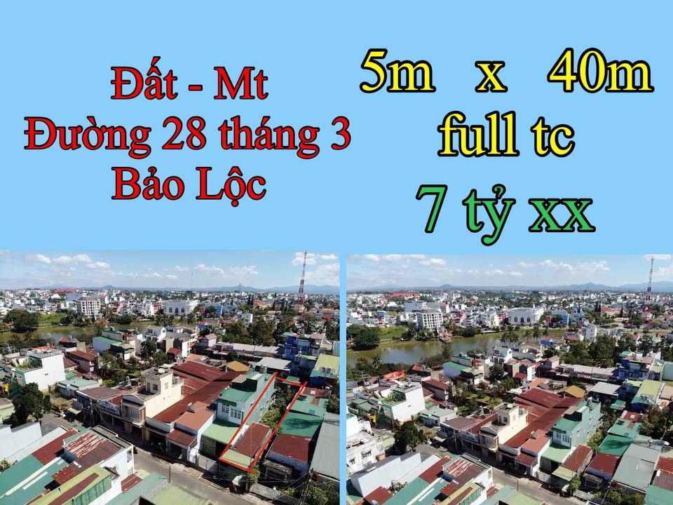 Đất mặt tiền Đường 28/3, Bảo Lộc, 210m² giá 7 tỷ - Cơ hội đầu tư hiếm có!