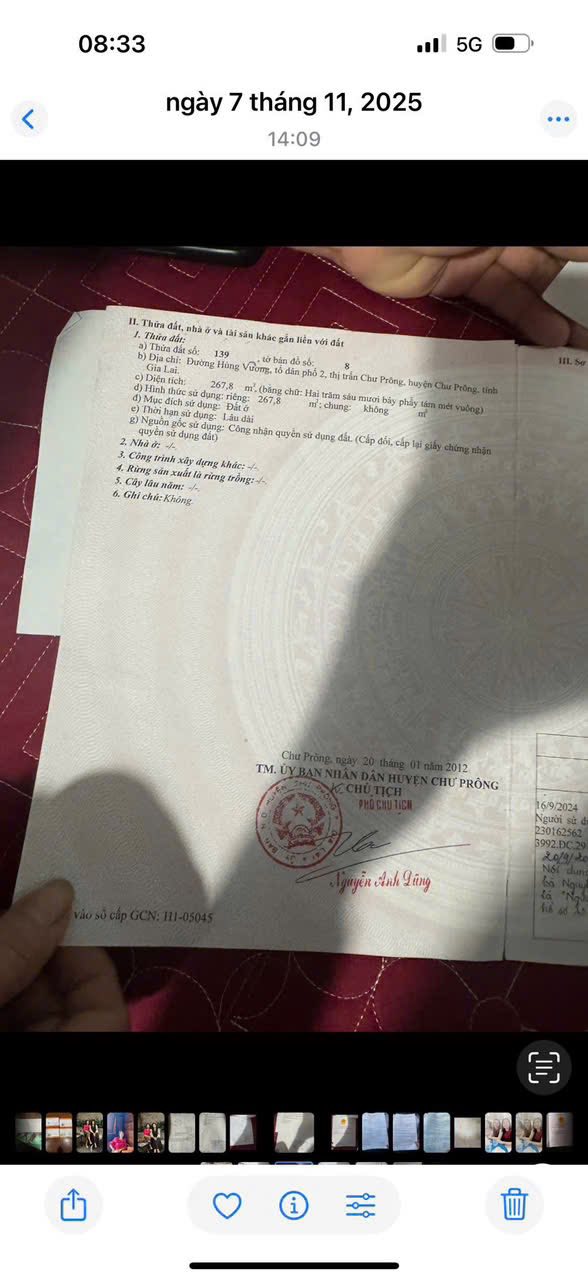 Đất nền khu VIP Hùng Vương, Chư Prông 264m² giá chỉ 4,5 tỷ - Cơ hội đầu tư tuyệt vời!