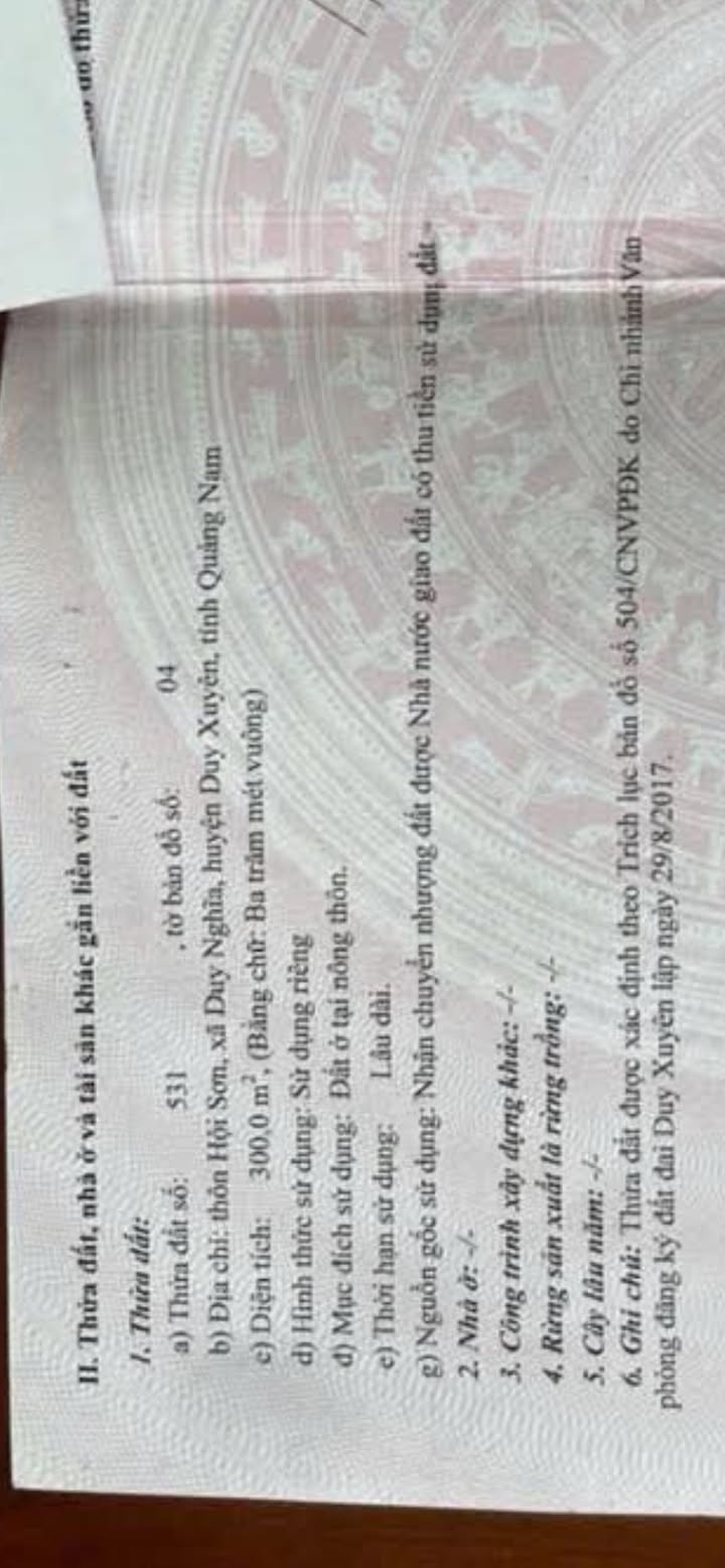 Đất nền Duy Nghĩa 300m² giá tốt - Sổ đỏ chính chủ, gần sông