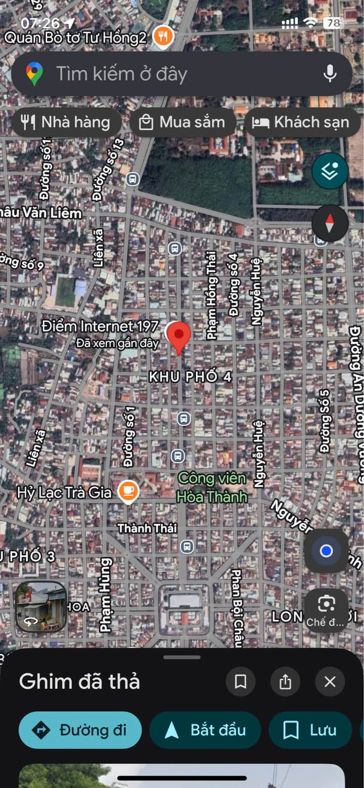 Đất thổ cư 2 mặt tiền Hùng Vương, Long Hoa 117m² - Vị trí đắc địa chờ chủ mới!