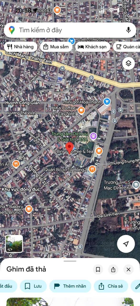 Nhà hẻm 36 Lạc Long Quân, Hòa Thành, Tây Ninh 110m² giá 1.38 tỷ - Vị trí đắc địa gần trường học