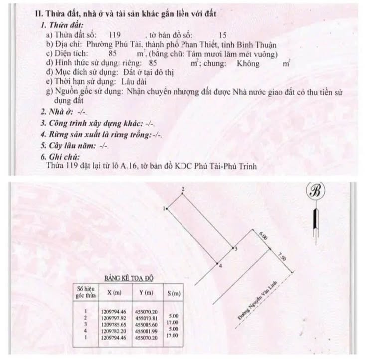 Đất thổ cư KDC Phú Tài - Phú Trinh 85m² giá 3.5 tỷ - Kinh doanh sầm uất!