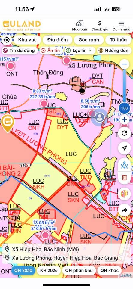 Đất nền Lương Phong 150m² giá 800 triệu - Cơ hội vàng cho nhà đầu tư!