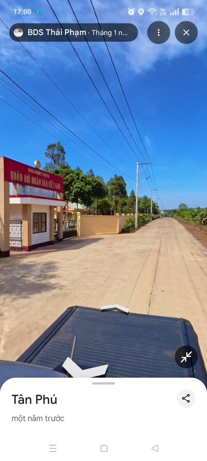 Đất nền 544m² KP Phú Mỹ, Tân Phước, Đồng Phú chỉ 700 triệu - Cơ hội đầu tư tuyệt vời!