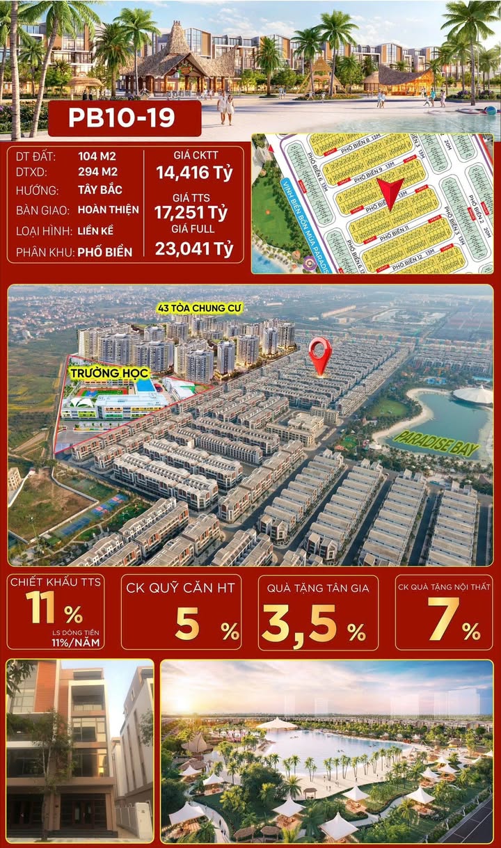 Shophouse Vinhomes Ocean Park 104m² giá 13.4 tỷ - Hoàn thiện 5 tầng sẵn sàng ở!