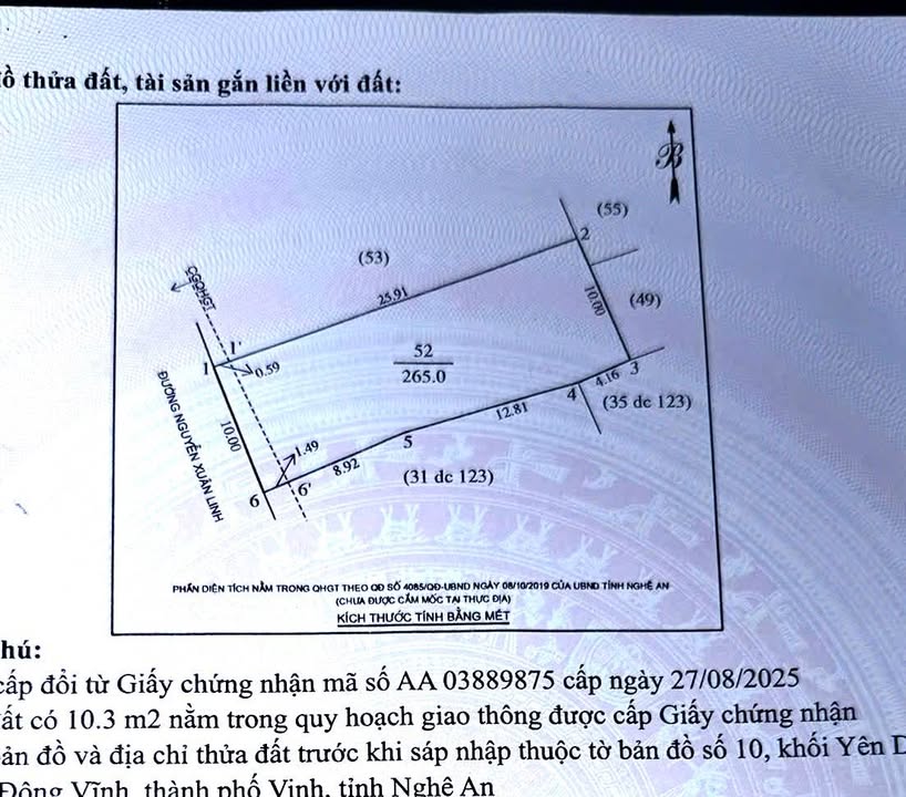 FrontHouse Nguyễn Xuân Linh, Đông Vĩnh, 265m² giá 9 tỷ - Đường quy hoạch 18m hiếm có!