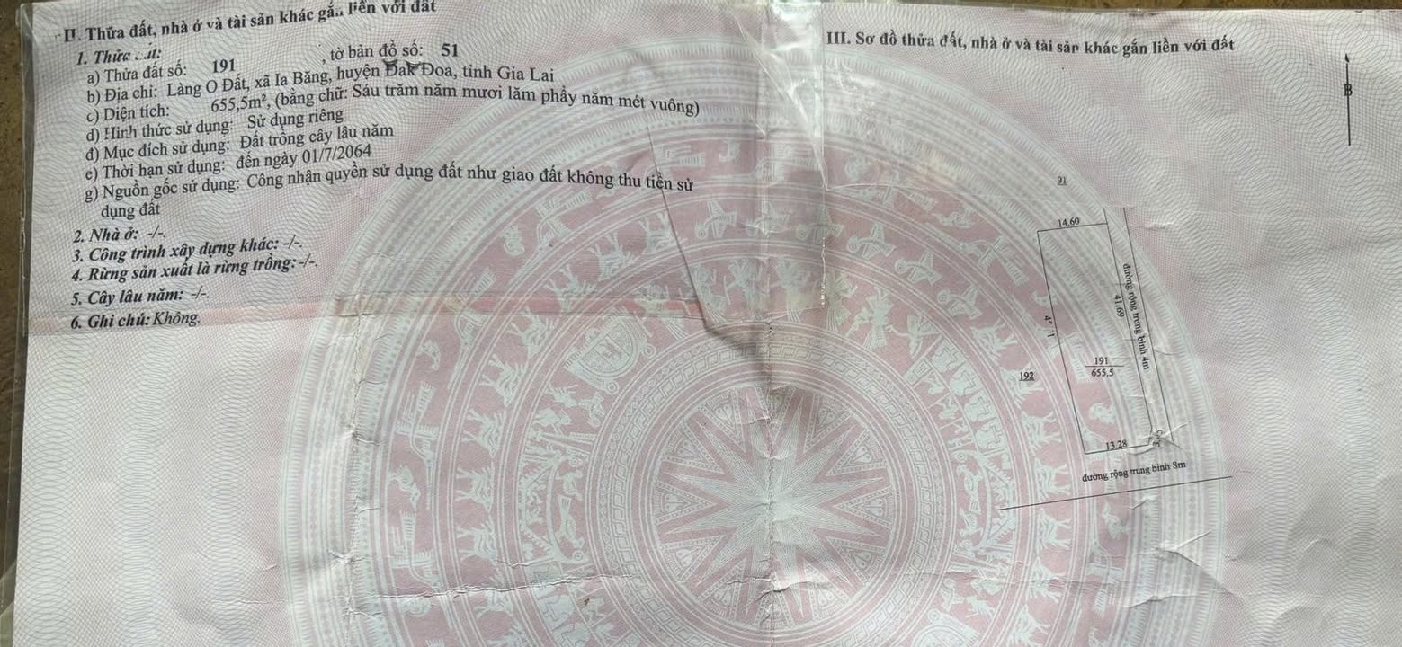 Đất nền Làng O Đất, Ia Băng, 598m² - Đầu tư sinh lời tuyệt vời!