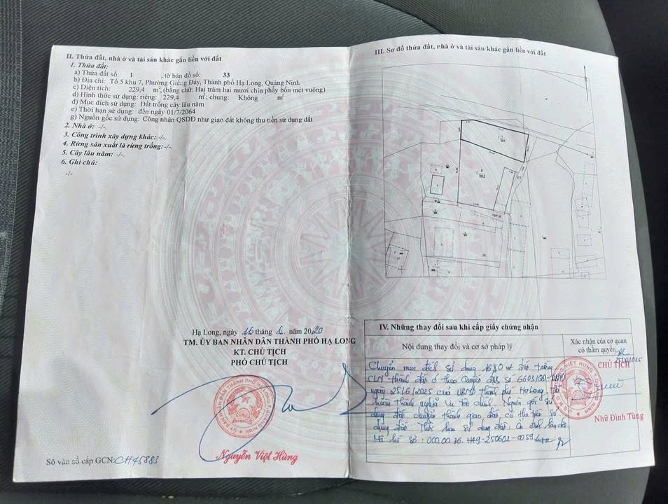 Đất Giếng Đáy Hạ Long 229m² giá 1.832 tỷ - Mặt tiền 11m, cơ hội đầu tư tuyệt vời!