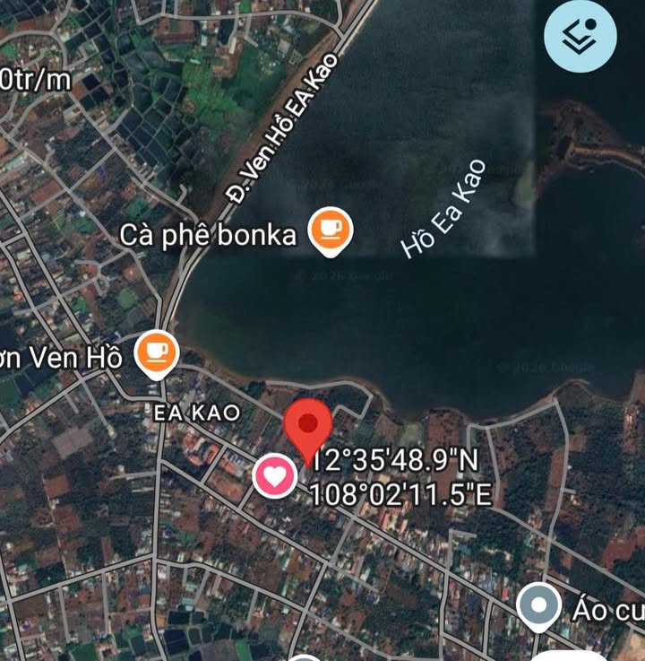 Đất nền hẻm C1 Phường Ea Kao 200m² giá 1.25 tỷ - Cách hồ Ea Kao chỉ vài bước chân!