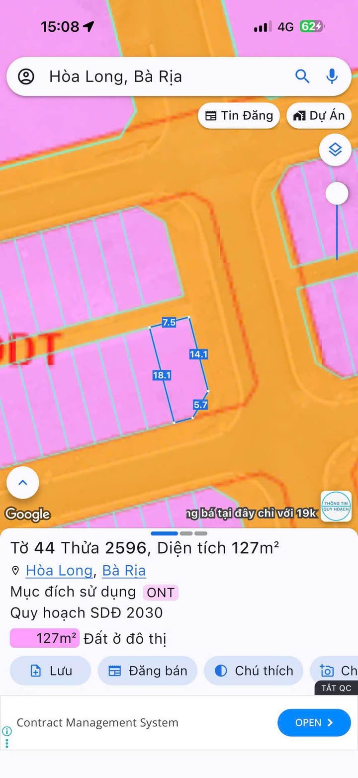 Đất nền góc TĐC Hòa Long, Bà Rịa 135m² - Mặt tiền trục chính, giá thỏa thuận!