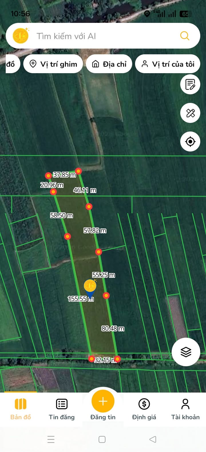 Đất nền mặt tiền kinh doanh tại Ấp Sóc Ruộng, Vĩnh Long 8000m² - Giá thương lượng chính chủ