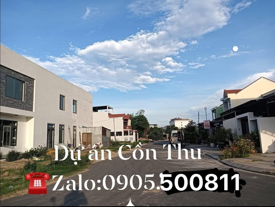 Đất nền dự án Cồn Thu Hội An 105m² giá 4 tỷ - Cơ hội đầu tư hấp dẫn!