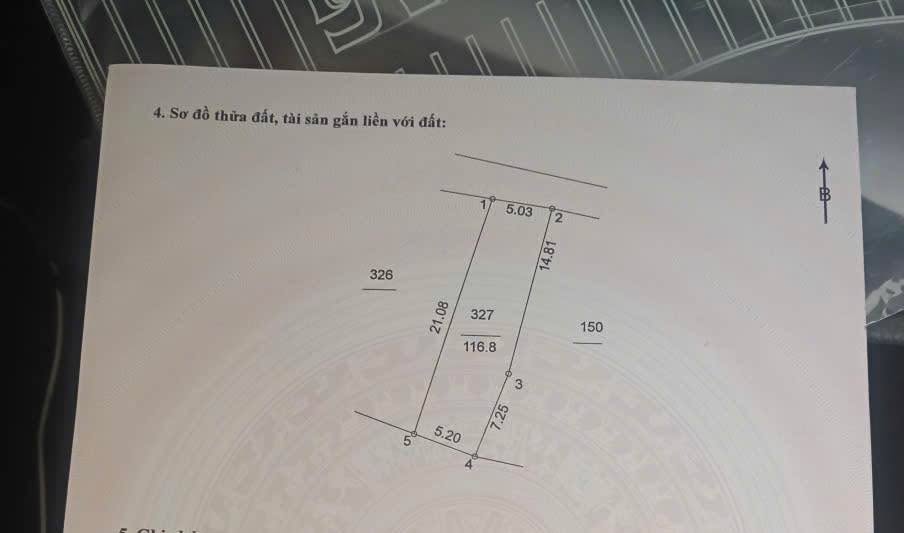 Lô đất 117m² tại Thôn Thượng, Xã Văn Bình - Giá thỏa thuận, mặt tiền rộng, tiện ích đầy đủ!