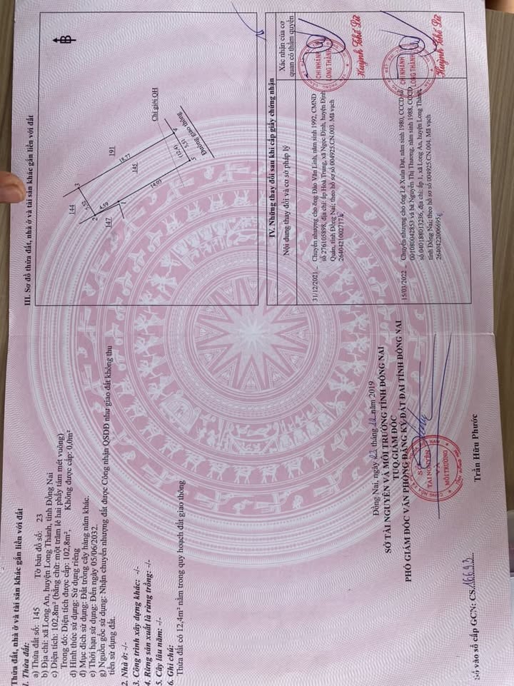 Đất nền Xã Long An, Huyện Long Thành 109m² - Vị trí đẹp gần Quốc lộ 51!