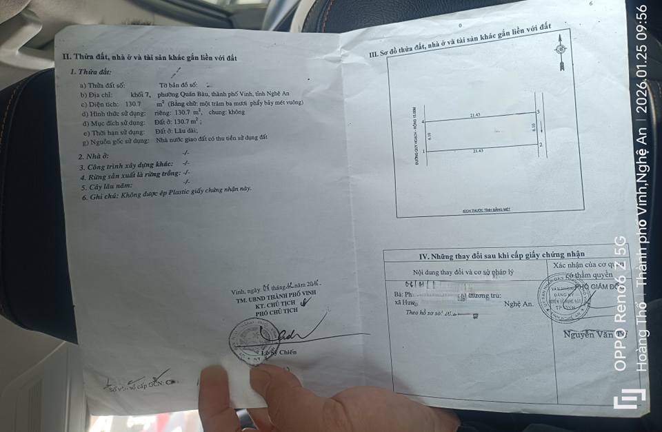 Đất nền Phường Quán Bàu 130,7m² giá 9 tỷ - View công viên thoáng mát!