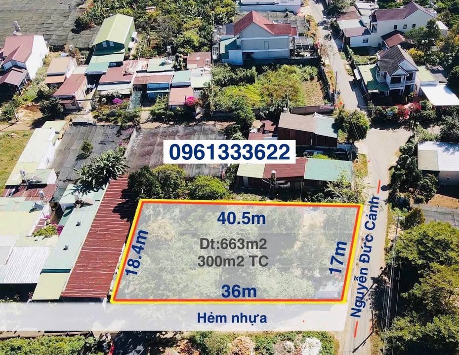 Đất nền Bảo Lộc 636m² giá 318 tỷ - Đường Nguyễn Đức Cảnh, mặt tiền lớn