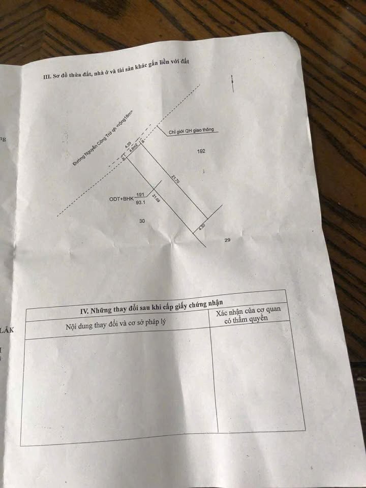 Nhà mặt tiền Nguyễn Công Trứ Buôn Ma Thuột 93m² giá 8 tỷ - Sẵn sàng đầu tư!