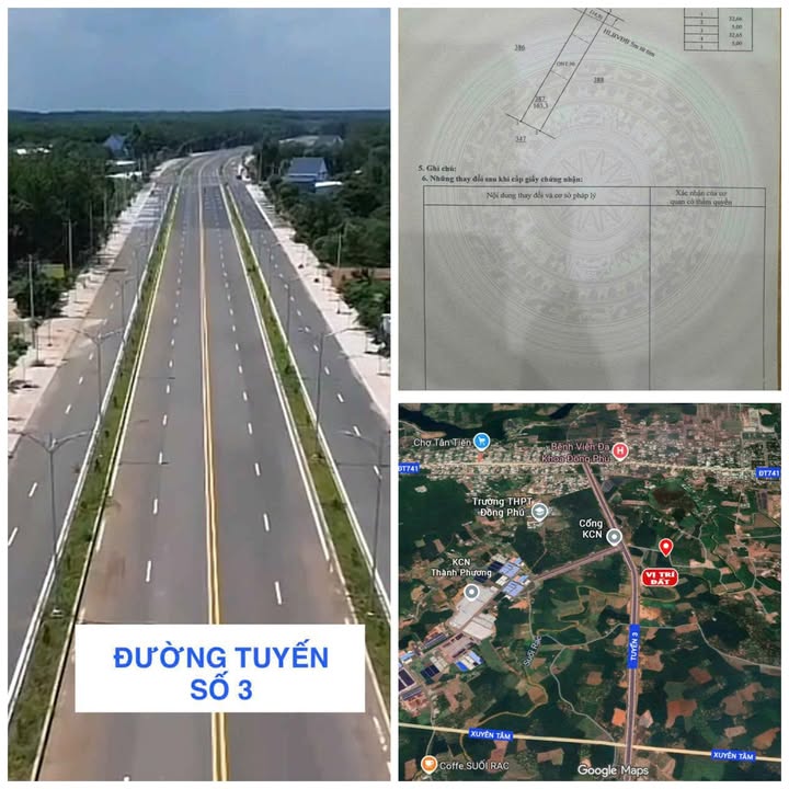 Đất thổ cư tại KCN Thành Phương, DT741, 150m² chỉ 300 triệu - Đầu tư sinh lời!