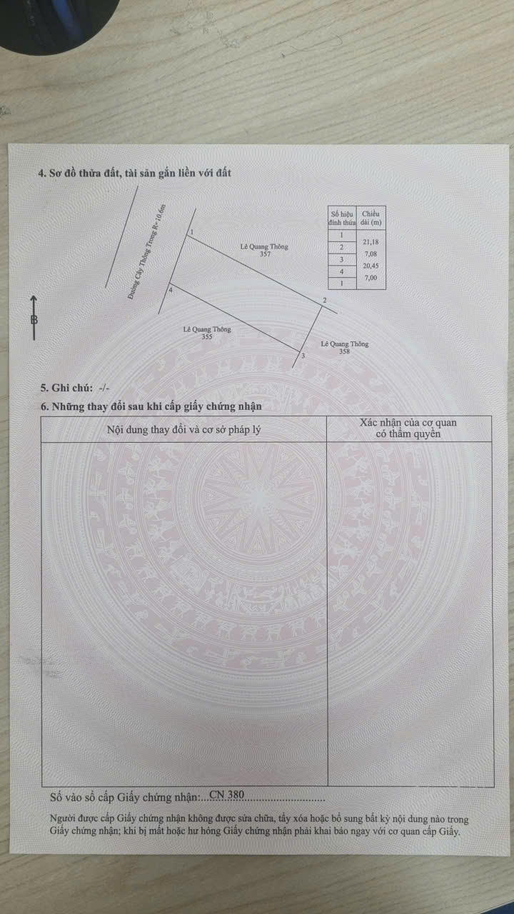 Đất nền mặt tiền đường Cây Thông Trong, 147m² giá 3.3 tỷ - Đầu tư sinh lời ngay!
