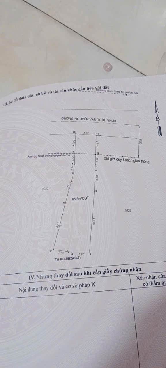 Đất mặt tiền Nguyên Văn Trỗi, Dĩ An 100m² giá 4 tỷ - Tiện ích đầy đủ!