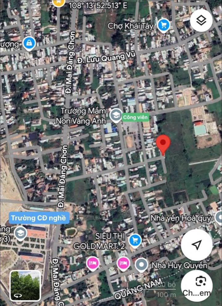 Đất nền Kiệt Mai Đăng Chơn, Ngũ Hành Sơn, Đà Nẵng 132m² giá 2.45 tỷ - Sổ hồng chính chủ!