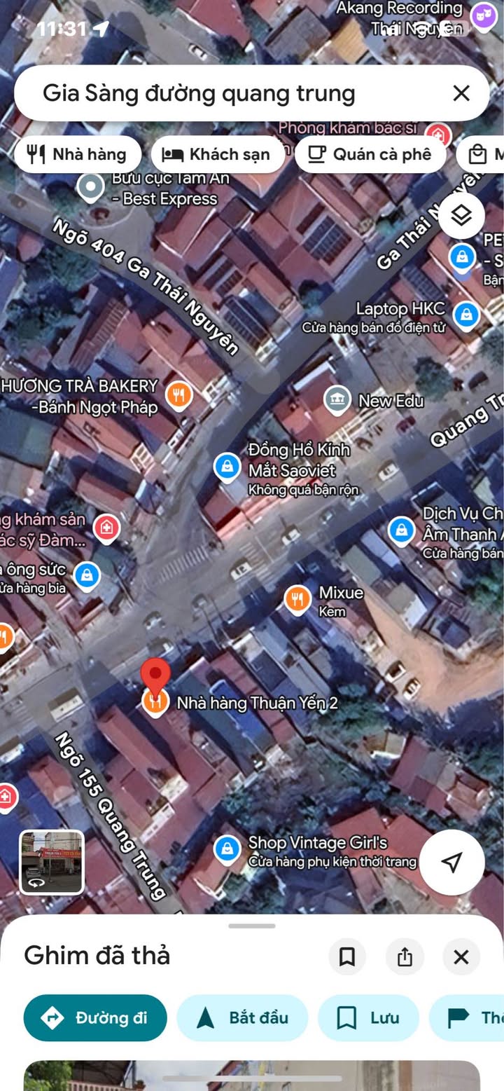 Đất nền kinh doanh đường Quang Trung, Phường Đồng Quang, TP Thái Nguyên 158.5m² - Vị trí đẹp, giá tốt!