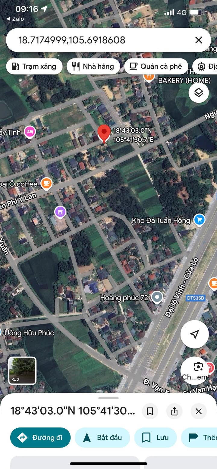 Đất nền góc 2 mặt tiền Nghi Đức 172m² giá đầu tư - Hướng Tây-Nam