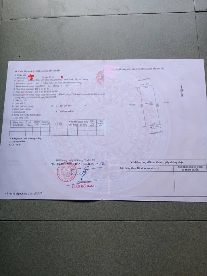 Đất chợ Hội Đô, Hải Dương, 108m² giá 4 tỷ - Đầu tư sinh lời ngay!