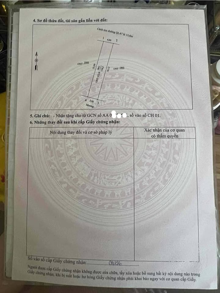 Đất thổ cư 136m² tại QL 47, Thọ Bình - Gần công ty Đà 20 nghìn công nhân
