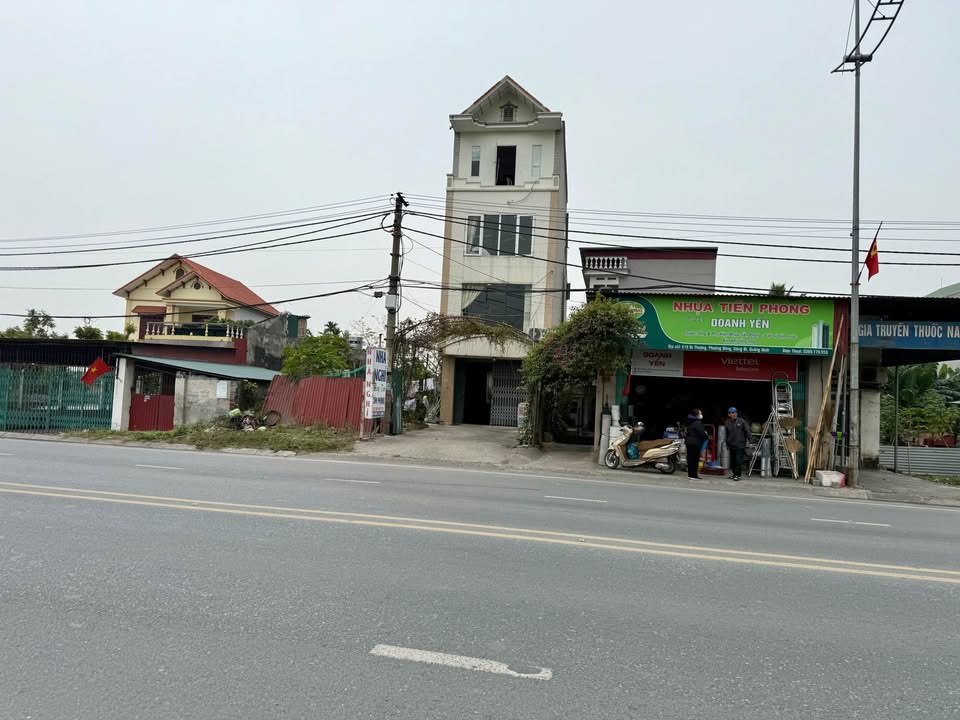 Lô đất kinh doanh mặt tiền Quốc lộ 18, 134m² - Giá tốt cho nhà đầu tư!