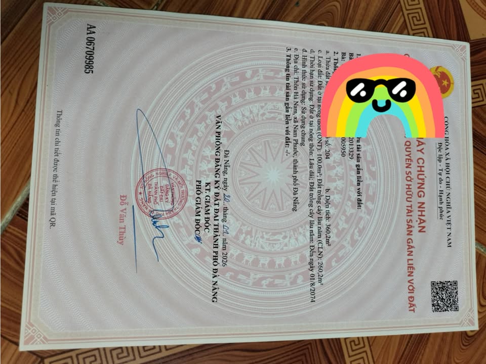 Đất nền 360m² Duy Vinh - Sổ hồng chính chủ, giá chỉ 1 tỷ