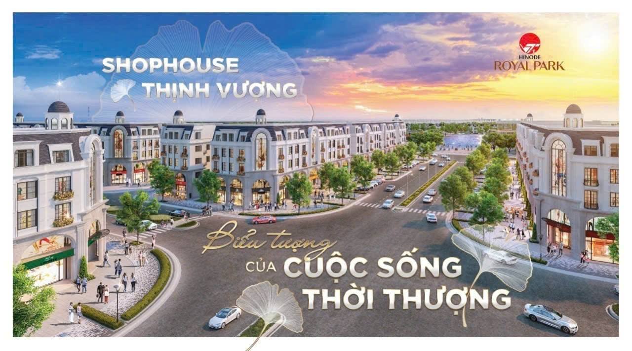 Shophouse Hinode Royal Park Huyện Hoài Đức 135m² - Thiết kế sang trọng, tiện ích kinh doanh