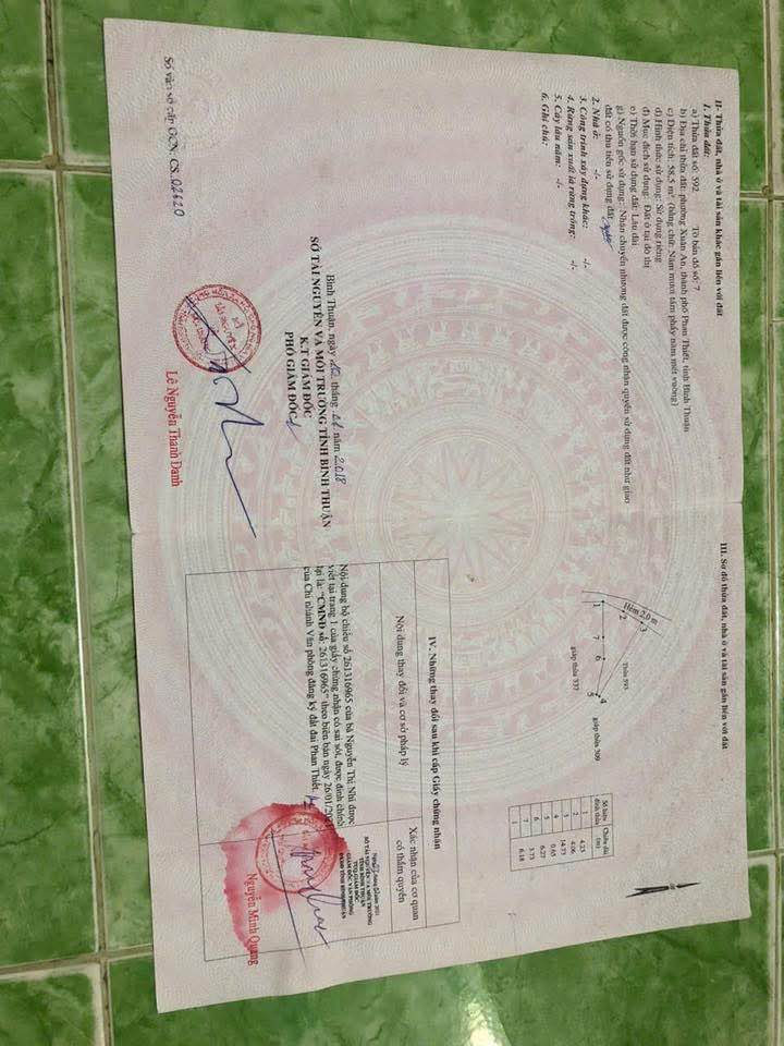 Đất thổ cư 60m² hẻm Trần Quang Diệu, Xuân An chỉ 400 triệu - Sổ đỏ chính chủ!