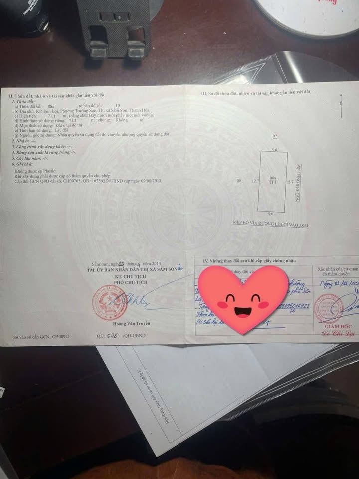 Nhà cấp 4 mặt đường Lê Lợi, Sầm Sơn, 71m² giá 3 tỷ - Đầu tư sinh lời cao!