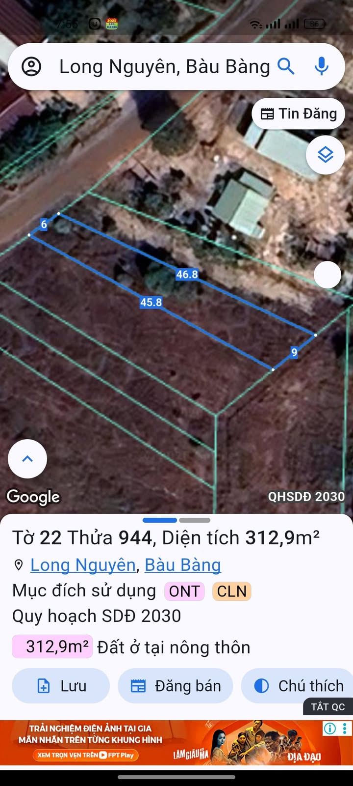 Đất nền Long Nguyên, Bàu Bàng, 270m² - Giá thỏa thuận, phù hợp đầu tư