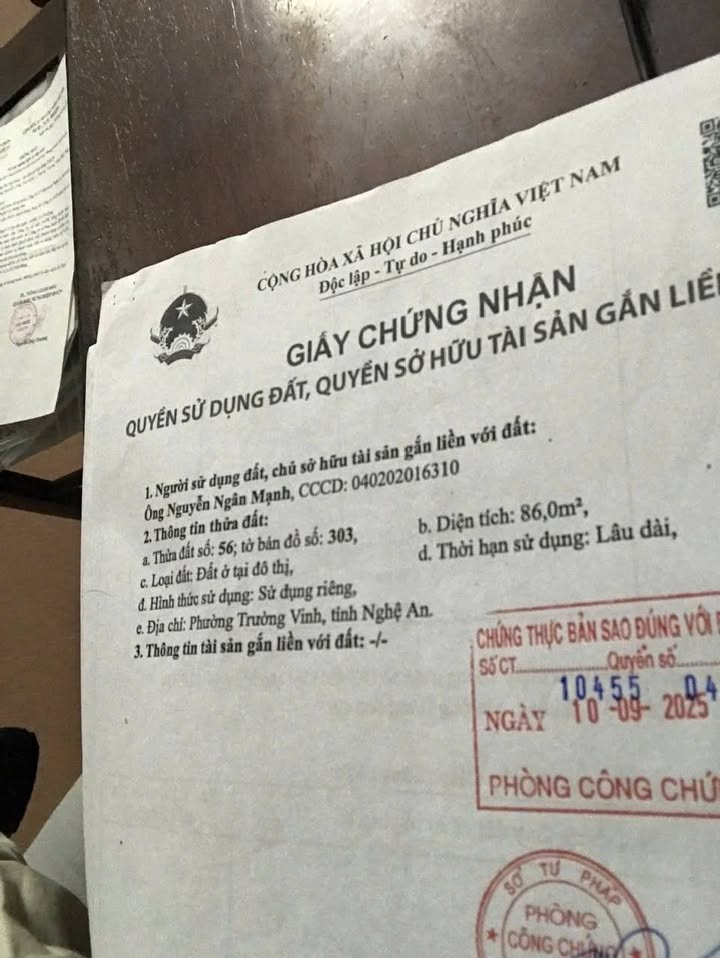 Nhà phố 4 tầng tại Chợ Vinh, 86m² giá 9 tỷ - Vị trí kinh doanh đắc địa!