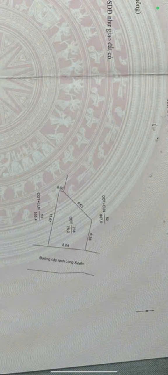 Đất ở Phường Mỹ Hòa, Long Xuyên 75.2m² giá chỉ 500 triệu - Cơ hội đầu tư tuyệt vời!