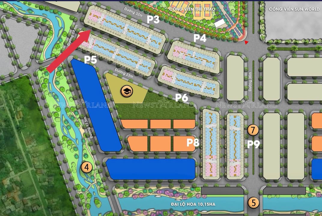 Shophouse Sun Hà Nam 55m² giá 2.9 tỷ - Kinh doanh lý tưởng tại vị trí đắc địa!