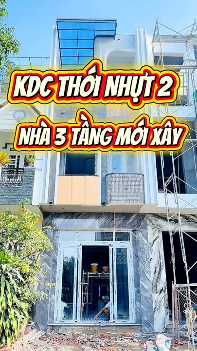 Nhà phố 3 tầng KDC Thới Nhựt 2, Cần Thơ 80m² giá 6.8 tỷ - Đối diện trường THPT An Khánh!